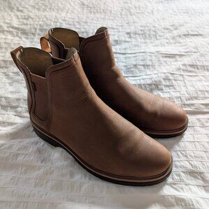 Women's Roots Leather Chelsea Junction Boots sz 10